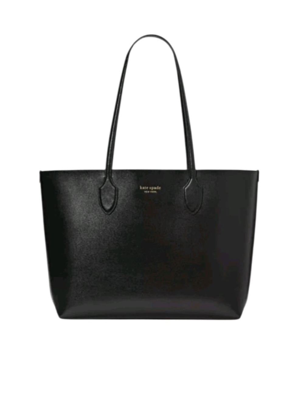 NWT Kate Spade New York Bleecker Black Saffiano Leather Large Tote Bag